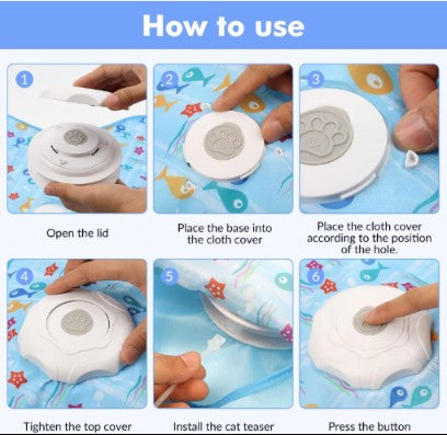 MirthPaw™ Interactive Hide-and-Seek Cat Toy