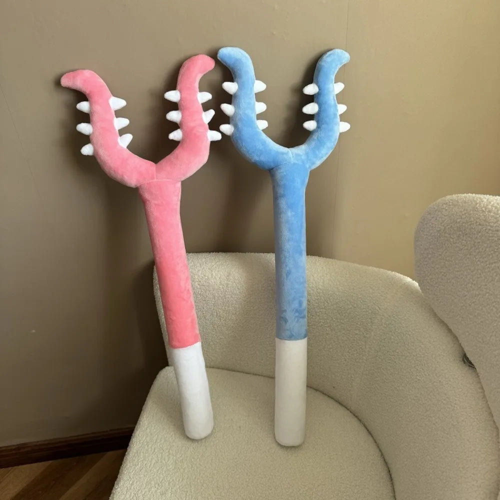 MirthPaw™ 28" Interactive Cat Teaser Wand – Flexible Fork-Shaped Play Toy for Indoor Cats