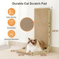 MirthPaw L-Shaped Vertical Cat Scratching Board – Wear-Resistant Cardboard Cat Scratcher & Wall Furniture ProtectorMirthPaw L-Shaped Vertical Cat Scratching Board – Wear-Resistant Cardboard Cat Scratcher & Wall Furniture Protector