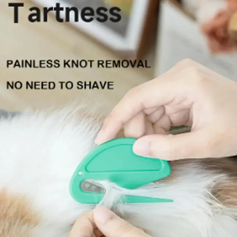 MirthPaw™ 5-Piece Pet Knot Cutter Set – Painless Mat & Tangle Remover for Cats & Dogs