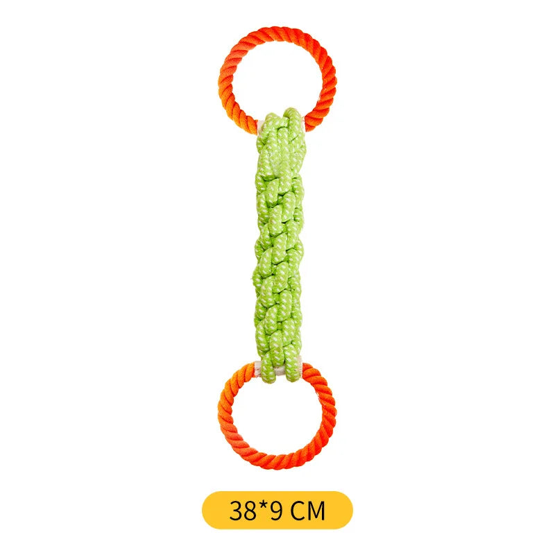 Large Durable Dog Knot Toy Chewy Pet Toy for Dental Care And Yard Play