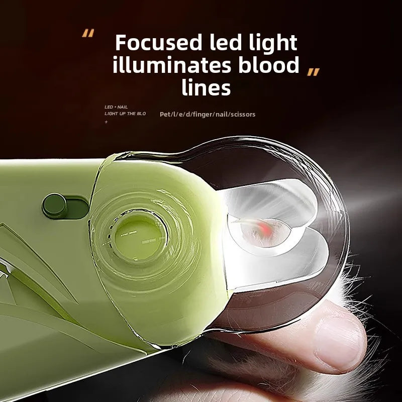 Cat Nail Scissors Cat Scissors Dog Pet Knives Rabbit Puppy LED Light Scissors Small Dog Supplies