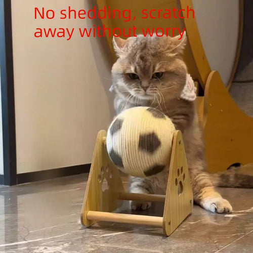 MirthPaw™ 360° Free-Rotating Sisal Cat Toy
