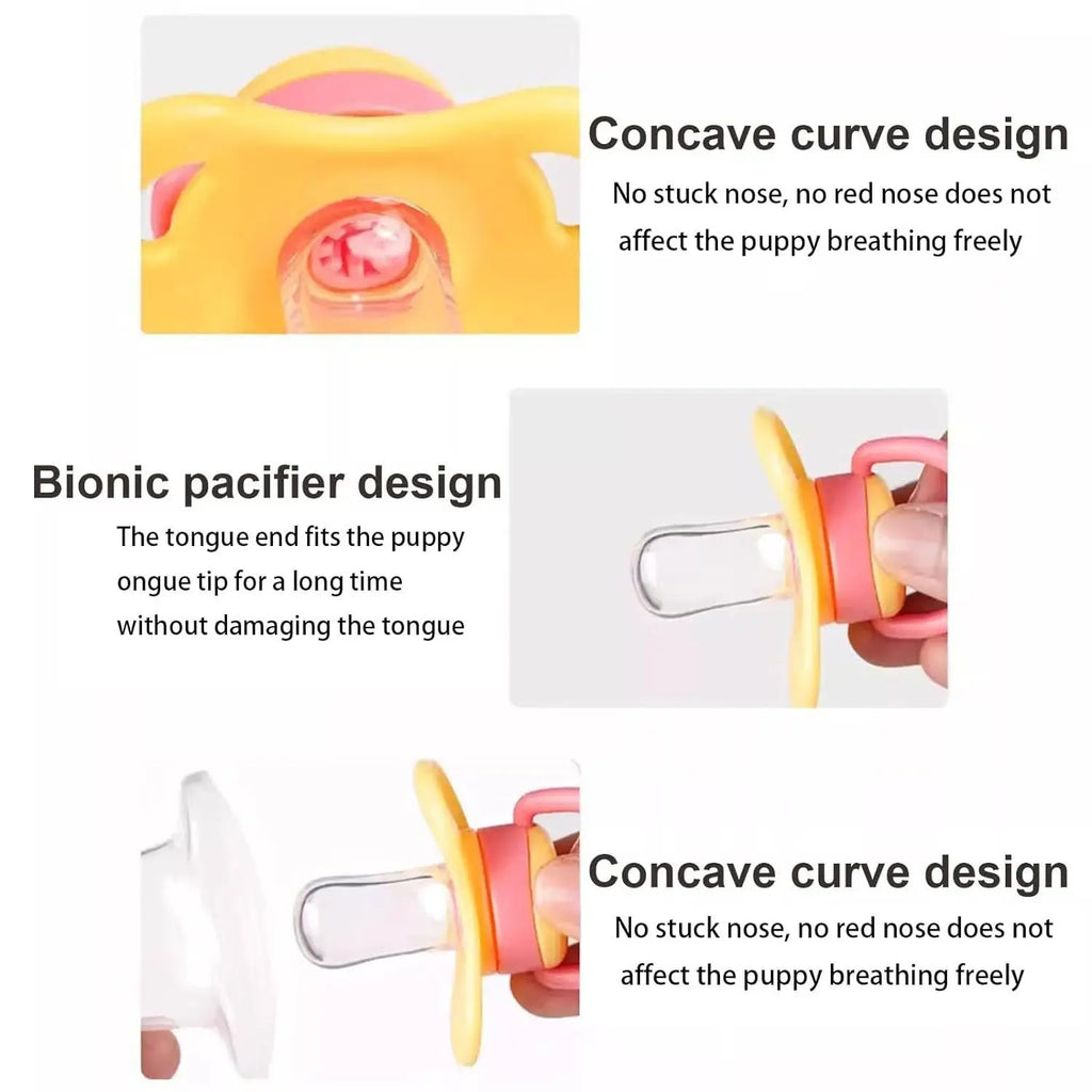 Dog Toy Soothing Pacifier Puppy TeethingToy To Relieve BoredomCorgi-shaped Synthetic Pacifier For Puppies Safe Silicone Material